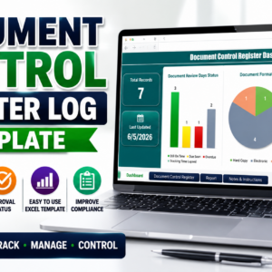 Document Control Register Template